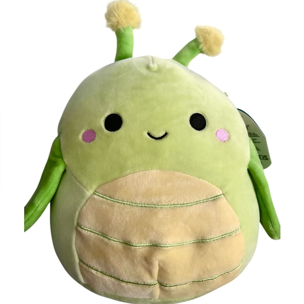 NWT Squishmallow Pilar the Grasshopper (8” Small)